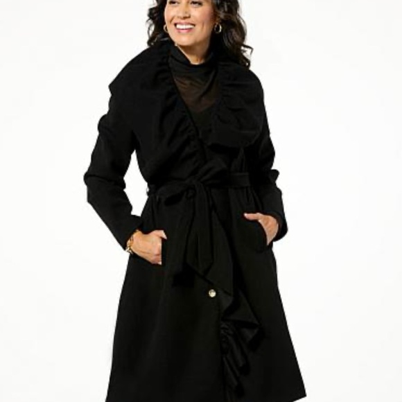 NWT C Wonder by Christian Siriano Runway Ruffle Coat - Picture 1 of 10
